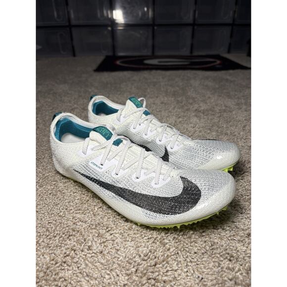 Nike Zoom Superfly Elite 2 FK White Track Spikes FZ9662-100 Men’s Size 9 NEW - Picture 4 of 6